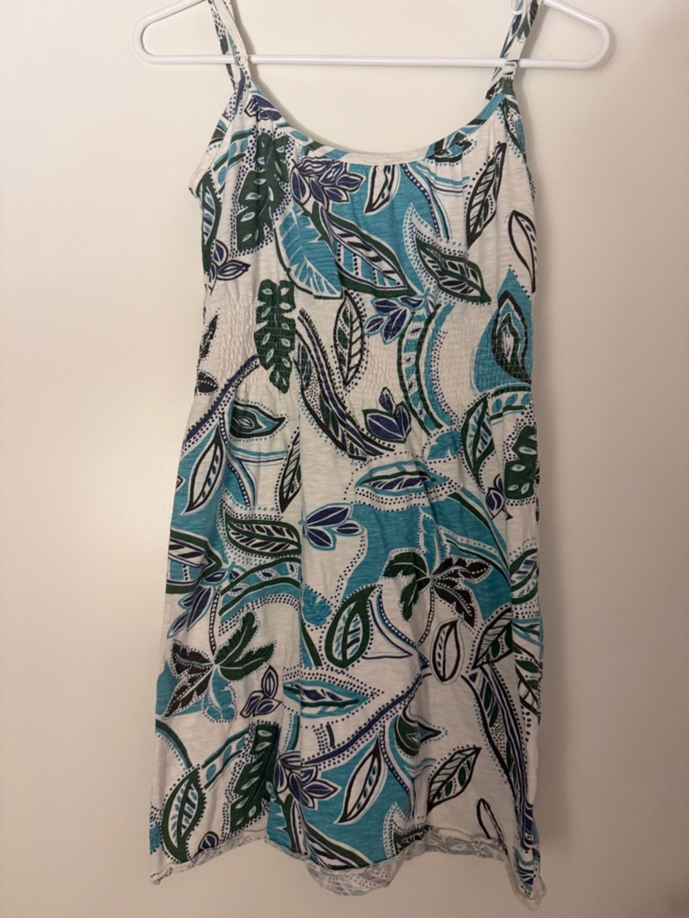 Tropical Palm Pattern Mini Summer Dress - Honolua Wahine